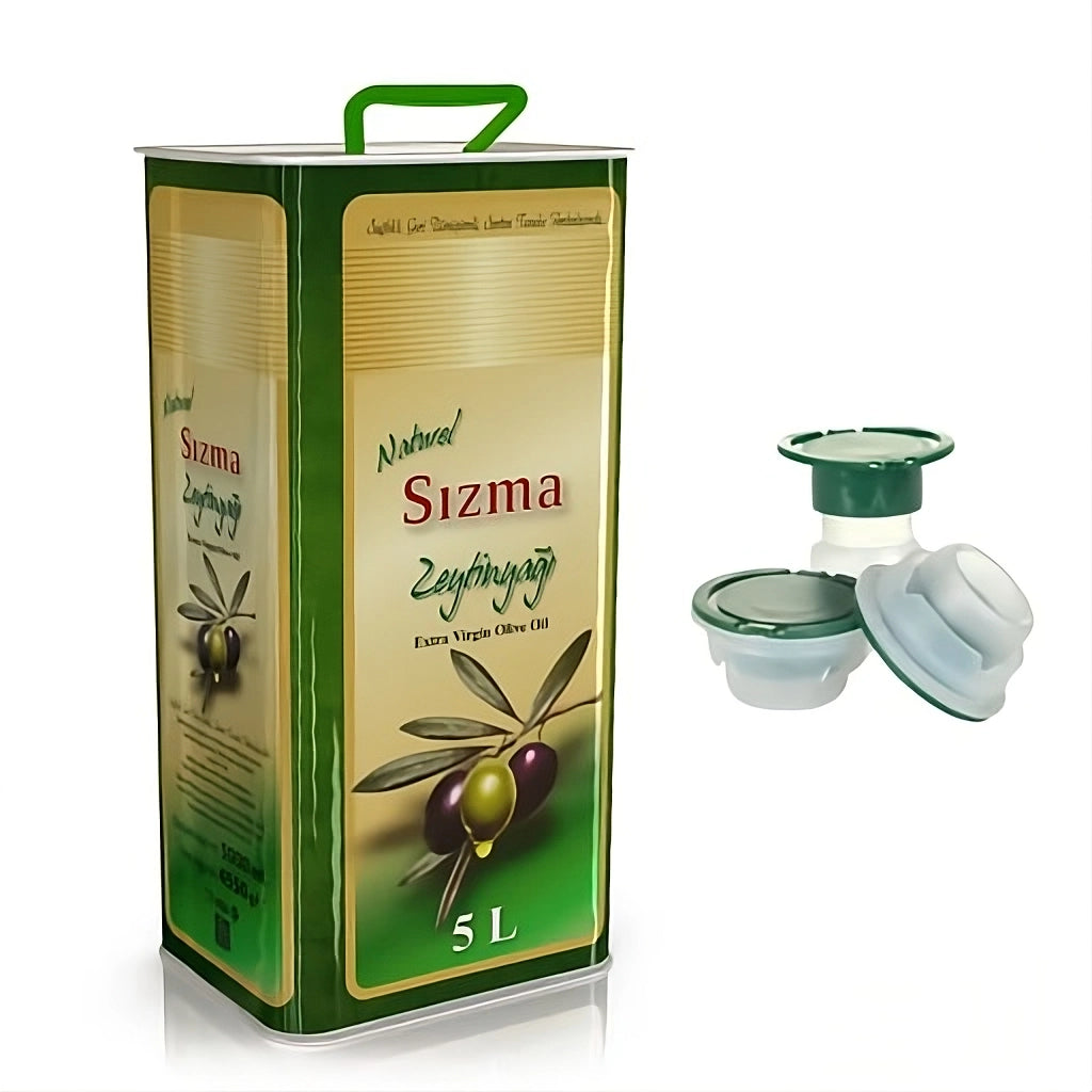 🫒 ZEYTİNOLİVE 5000 ML (5 Litre) Naturel Soğuk Sıkım Gemlik Zeytinyağı